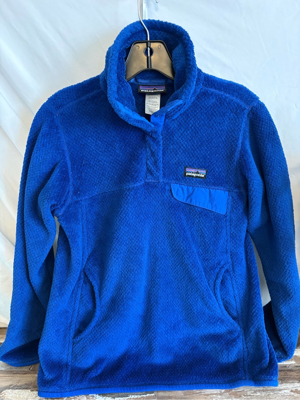 Patagonia Blue Teddy Fleece Jacket